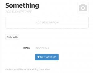 The sidebar for an element in Kumu. The sidebar for an element in Kumu.